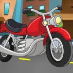 Cartoon Motorbike Jigsaw